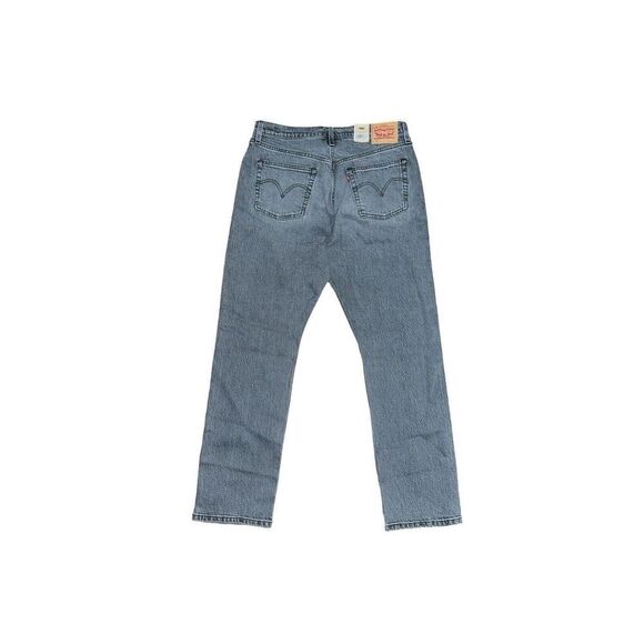 LEVI Denim Jeans 501 Original High Rise Straight Leg Button Fly Gray 30x30 NWT - Picture 6 of 6